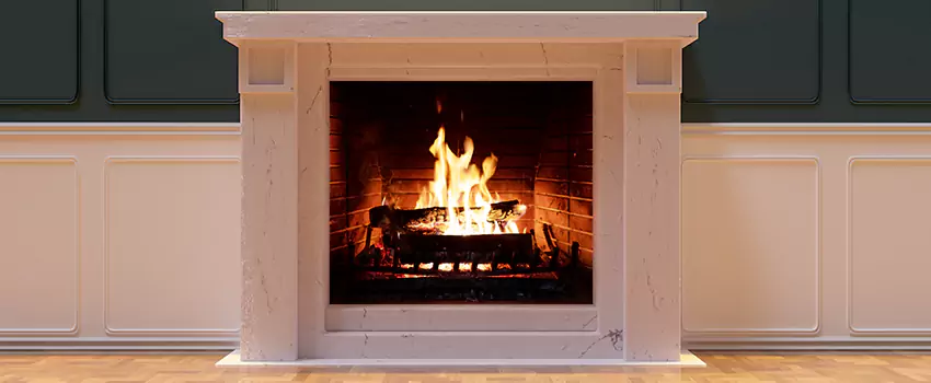 Decorative Electric Fireplace Installation in San Gabriel, California