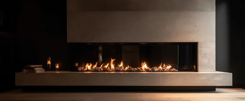 Gas Fireplace Ember Bed Design Services in San Gabriel, California