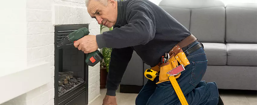 New Indoor Fireplace Installation in San Gabriel, California