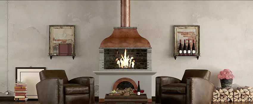 Thelin Hearth Products Providence Pellet Insert Fireplace Installation in San Gabriel, CA