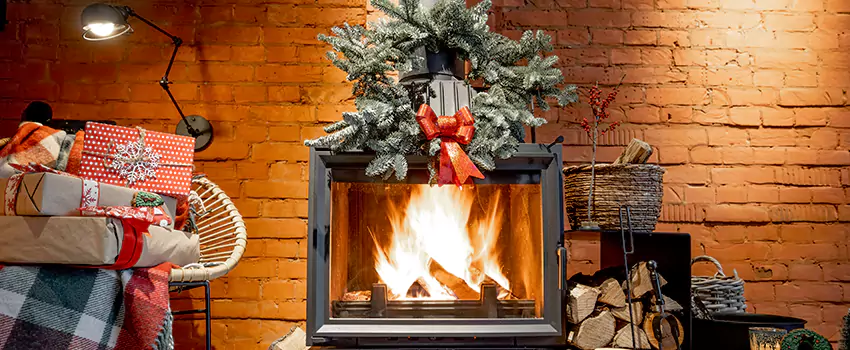 Travis Industries Linear Gas Fireplace Installation in San Gabriel, California