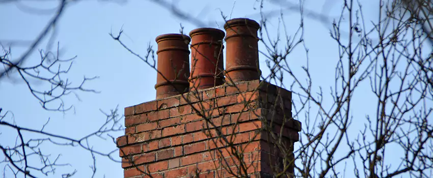 Chimney Crown Installation For Brick Chimney in San Gabriel, California