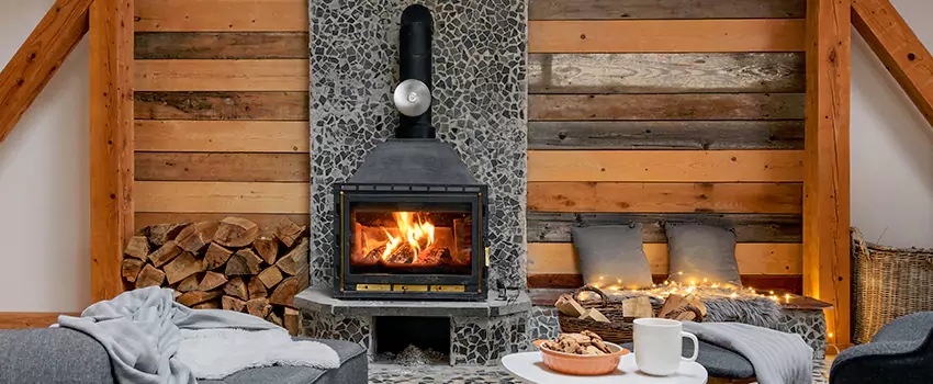 Thelin Hearth Products Direct Vent Gas Stove Fireplace Inspection in San Gabriel, California